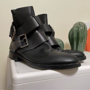 Pierre Hardy Leather boots with buckle details EU 38/US womens 7.5